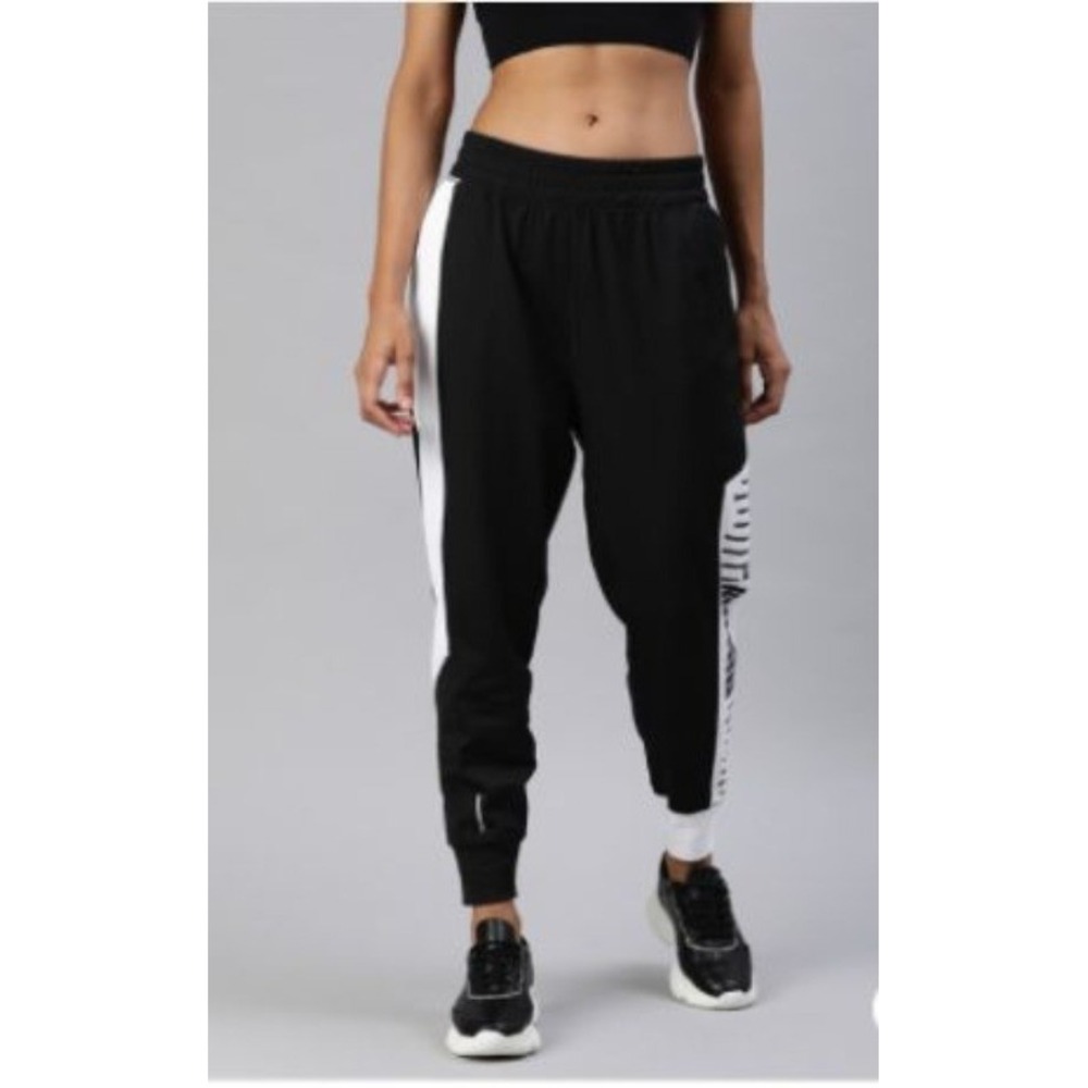 PUMA Women's Black & White Logo Printed dryCELL Running & Training Joggers XL - Picture 3 of 12